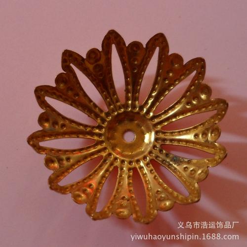 金银仿古花托花帽 DIY窗帘饰品配件的厂家直销优选